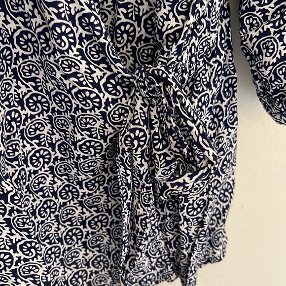 Talbots wrap blouse 3X - Picture 4 of 7